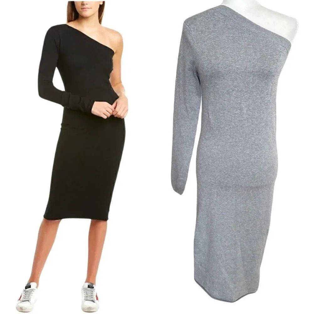 NWTs n:Philanthropy Alabama Silk Blend Sweater Dress in Slate Sz Small